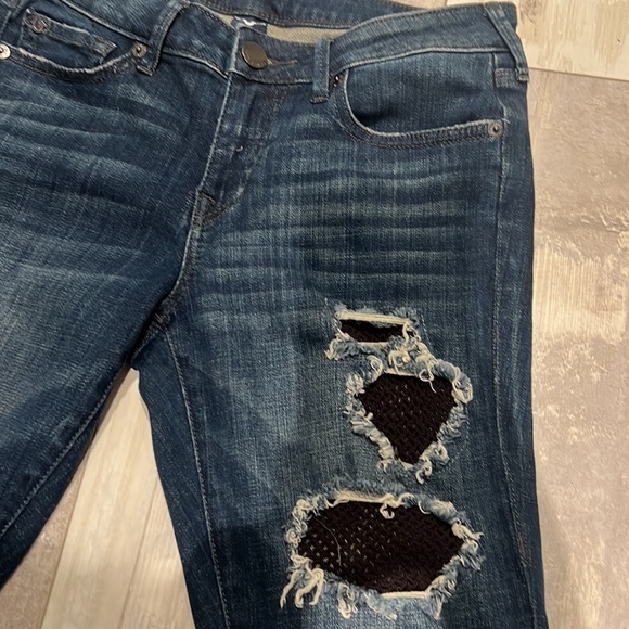 True Religion Women's Halle Mid Rise Skinny Jean, 28 - Picture 4 of 4